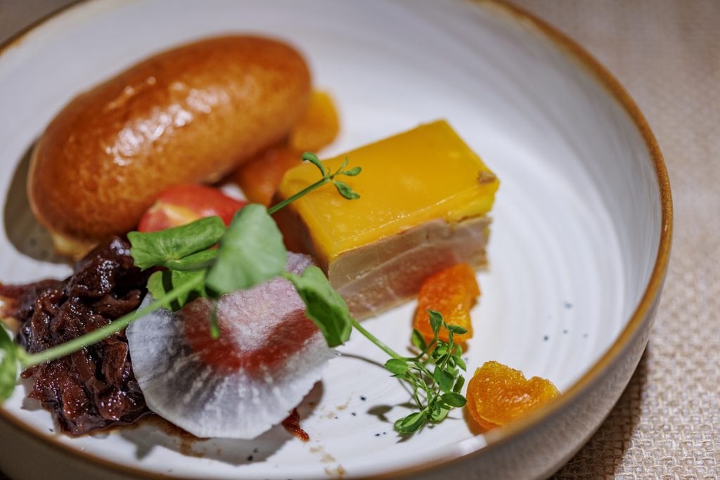 Repas traiteur foie gras pour un mariage en Alsace